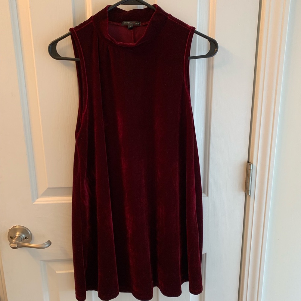 Velvet tunic